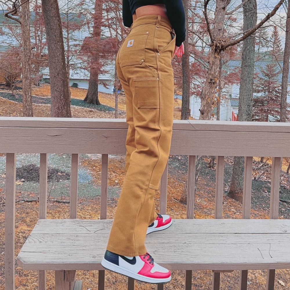 Carhartt Men’s Loose Fit Firm Duck Double Front Utility Work Pant